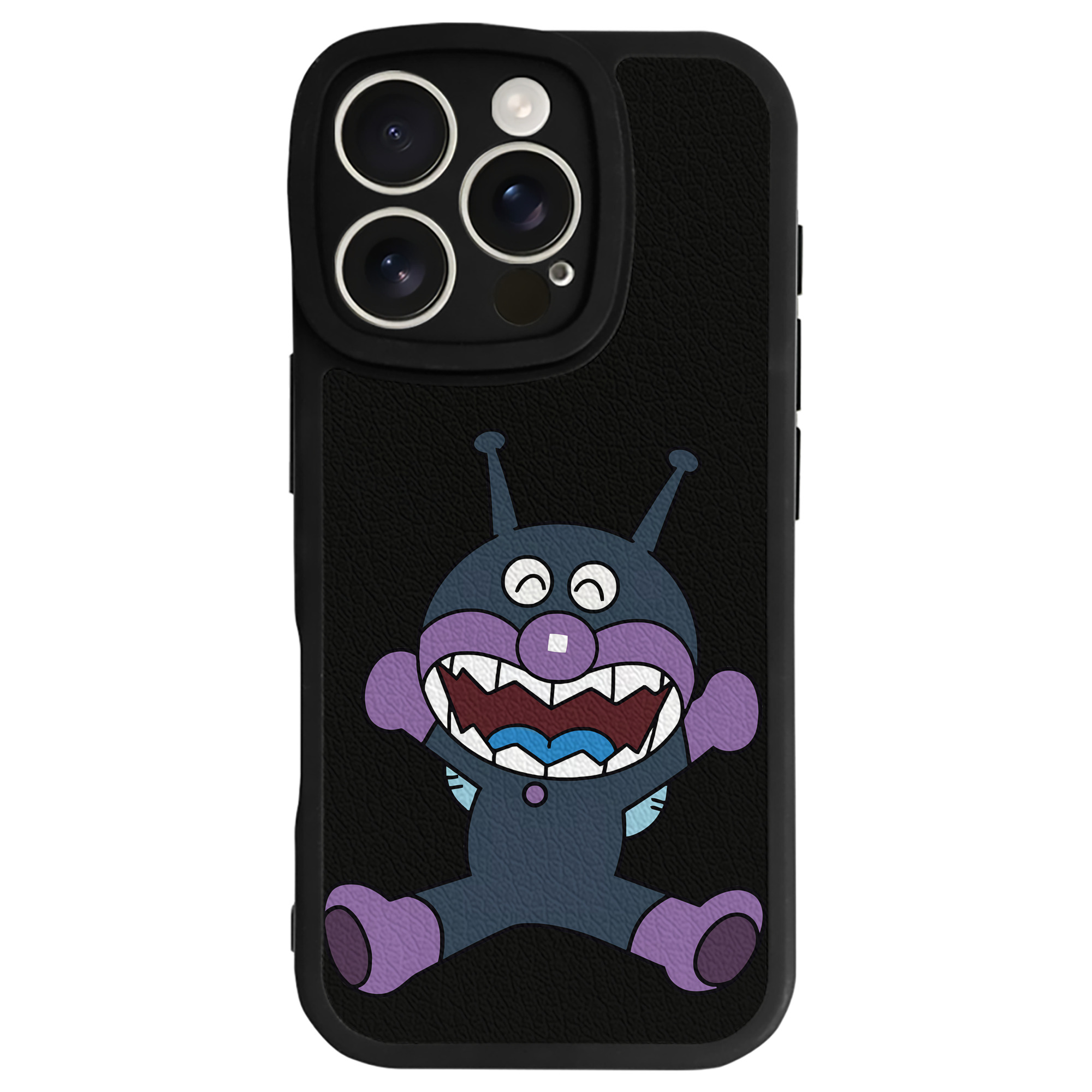 （画像用） アンパンマン Anpanman 【iPhone 16シリーズ対応】シリコンスマホケース（レザー調） 材質：シリコン